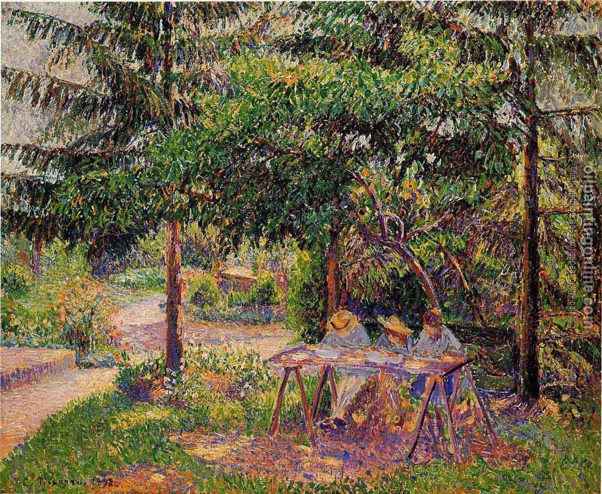 Pissarro, Camille - Children in a Garden at Eragny